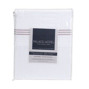 PALACE HOTEL Silver Set Of 2 600tc Egyptian Cotton Pillowcases